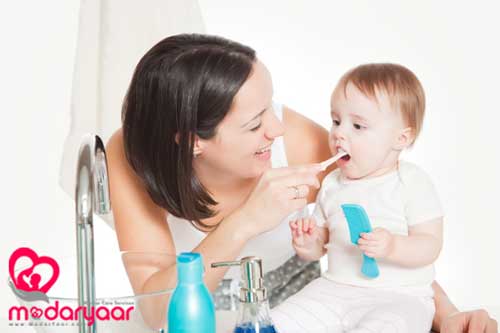 بهداشت دهان و لثه نوزاد