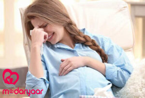گریه مادر در بارداری